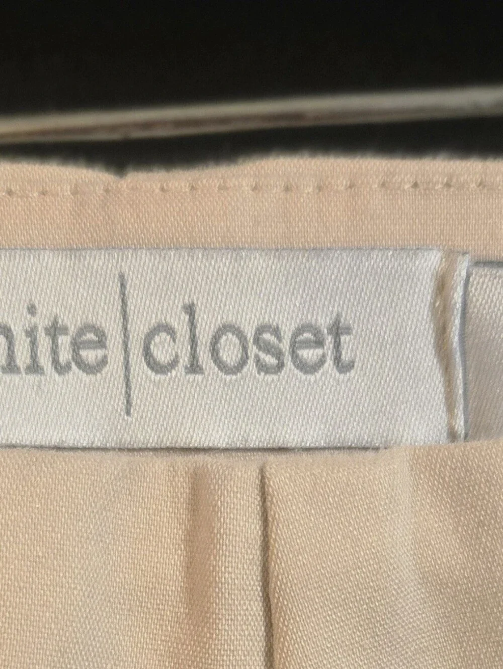 White House Black Market High-Waist Tan Shorts